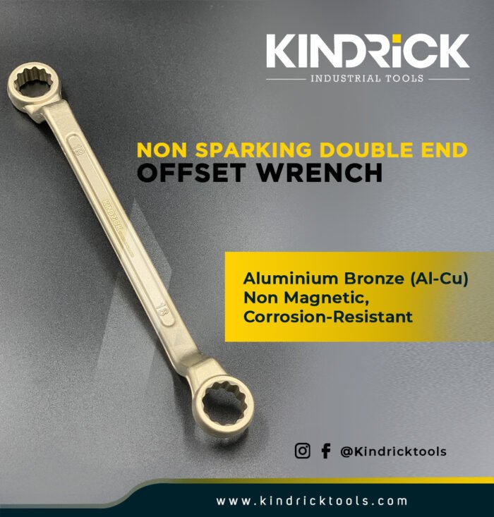 Kindrick Non-Sparking Double End Ring Offset Wrench
