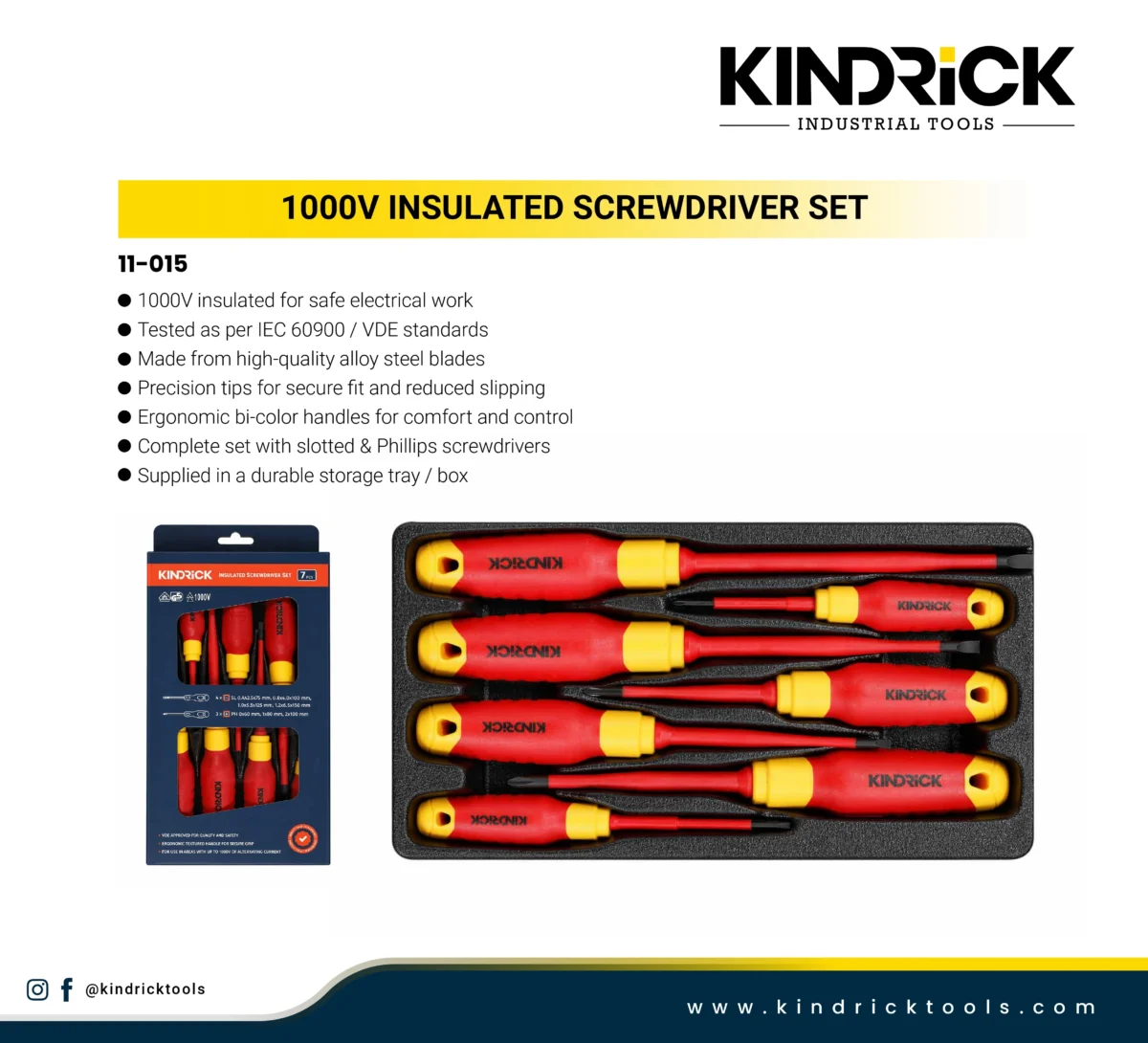 7 Piece Insulated Screwdriver Set