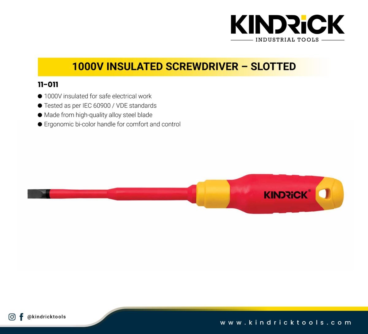 1000V Insulated Screwdriver- Slotted Supplier in Dubai
