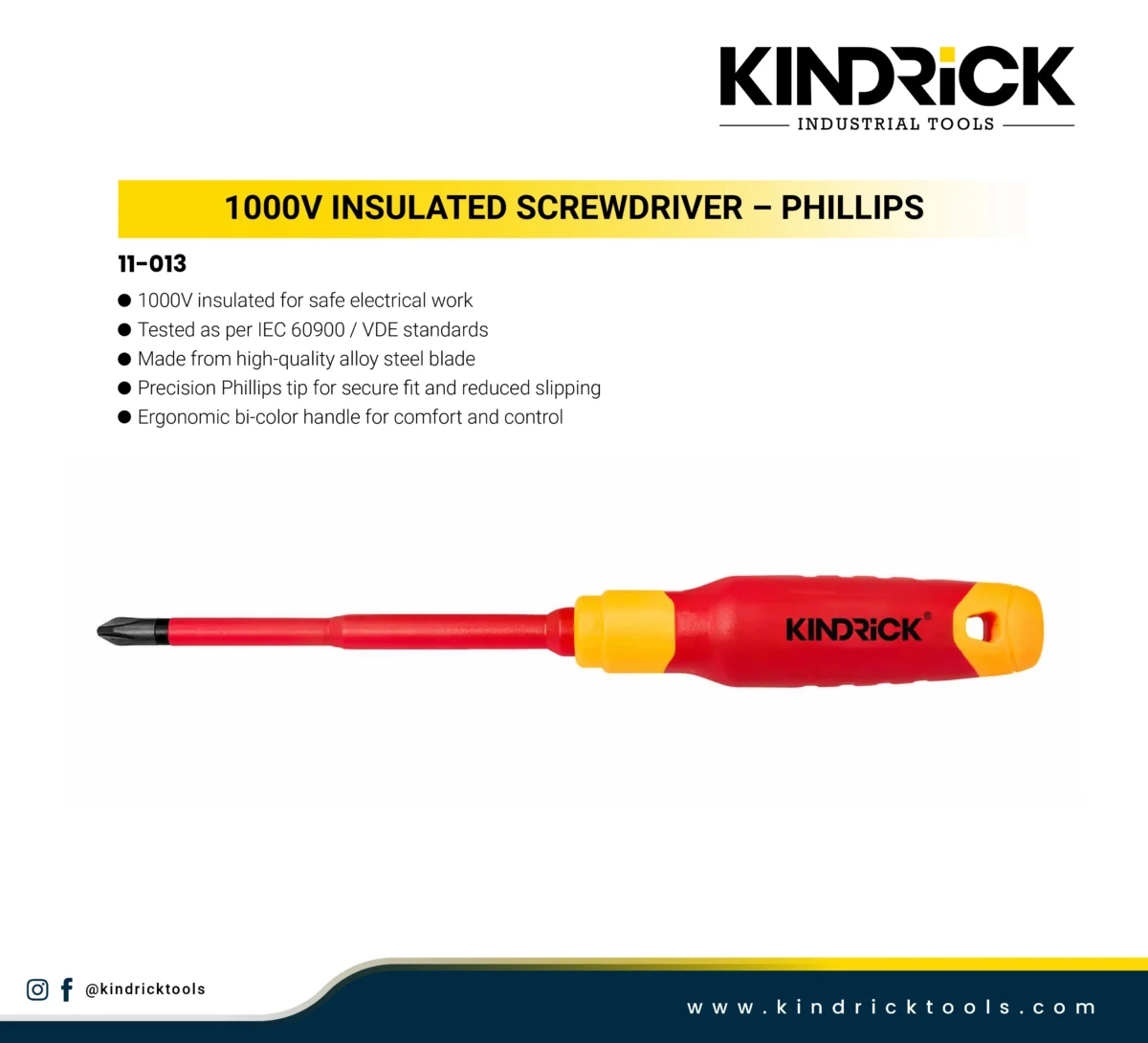 VDE Insulated  Phillips Screwdrivers