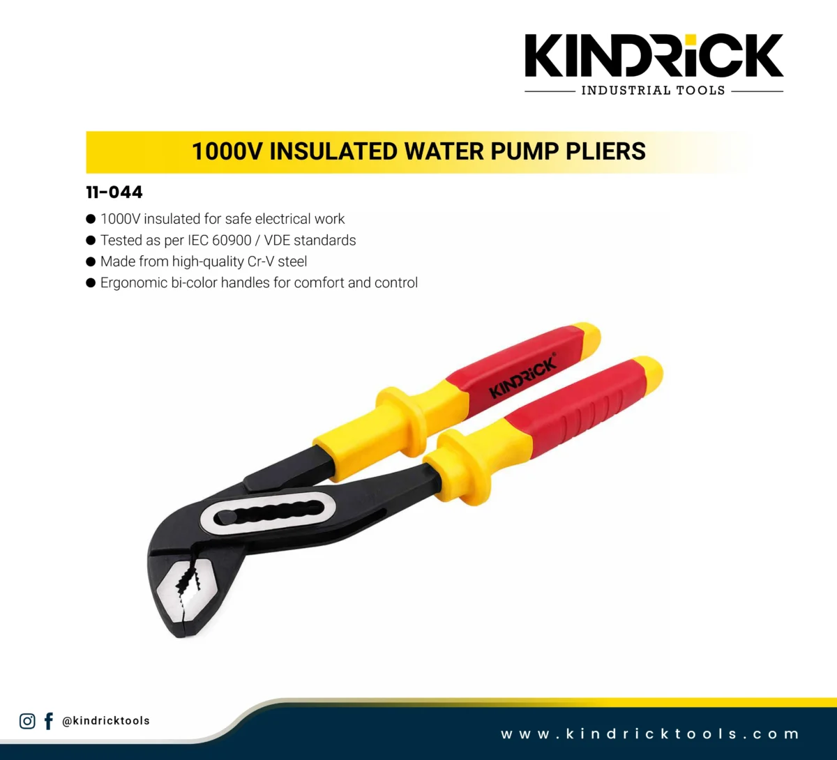 1000V Insulated Water Pump Pliers Supplier in Dubai