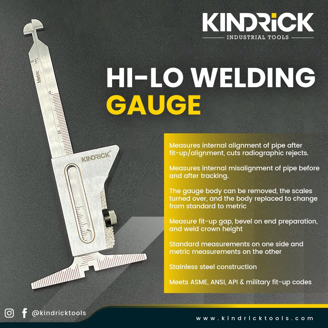 Hi-Lo Welding Gauge Supplier in Dubai UAE