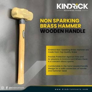 Non Sparking Brass Hammer Wooden Handle