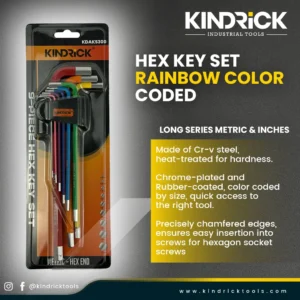 HEX KEY SET RAINBOW COLOR CODED