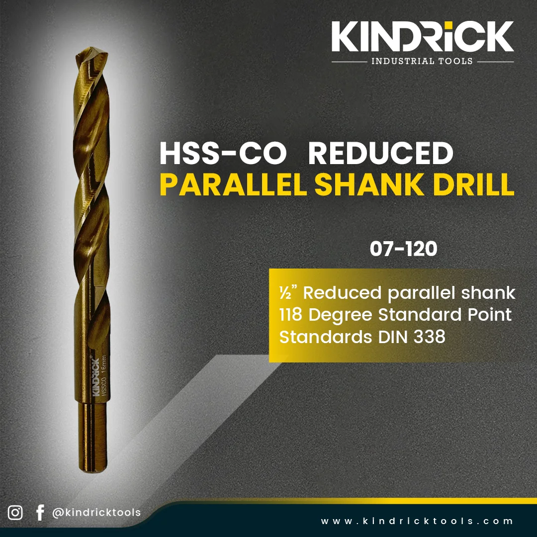 Cobalt Reduced Parallel Shank Drill