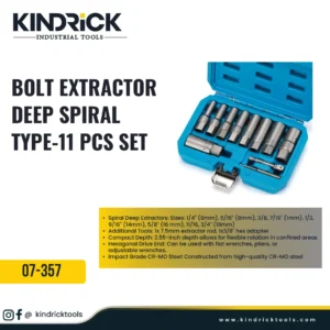 Bolt Extractor Deep Spiral Type 11 Pcs Set Supplier in Dubai