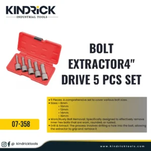 Bolt Extractor Drive 5 pcs set Supplier in Dubai
