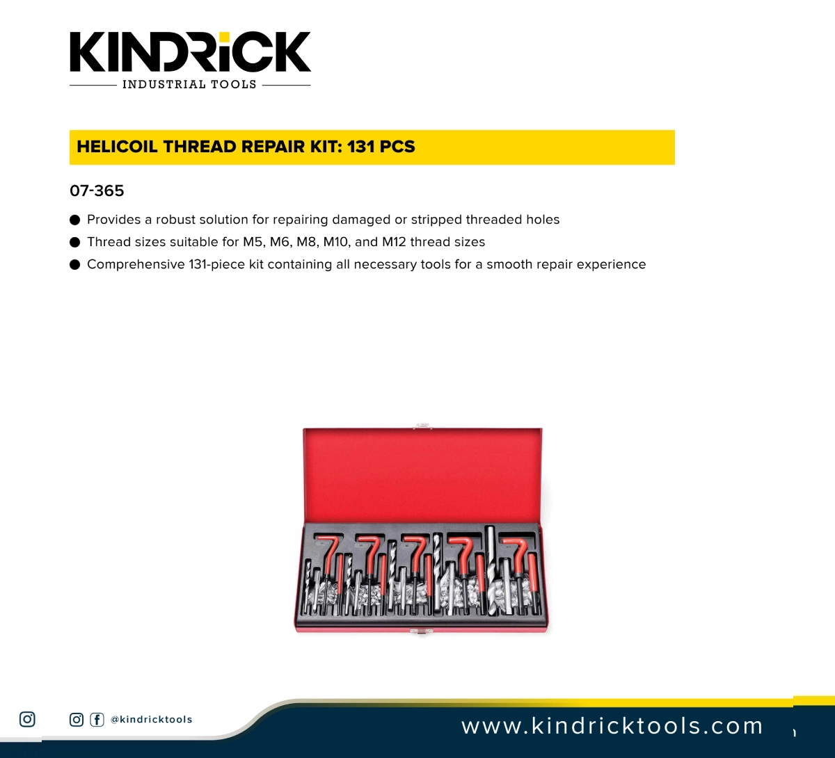 Helicoil Thread Repair Kit Supplier in Dubai