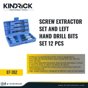 Screw Extractor Set and Left Hand Drill Bits Set Supplier in Dubai