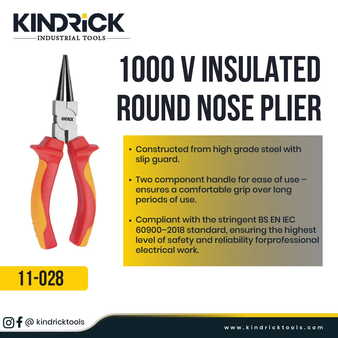1000 V Insulated Round Nose plier Supplier in Dubai