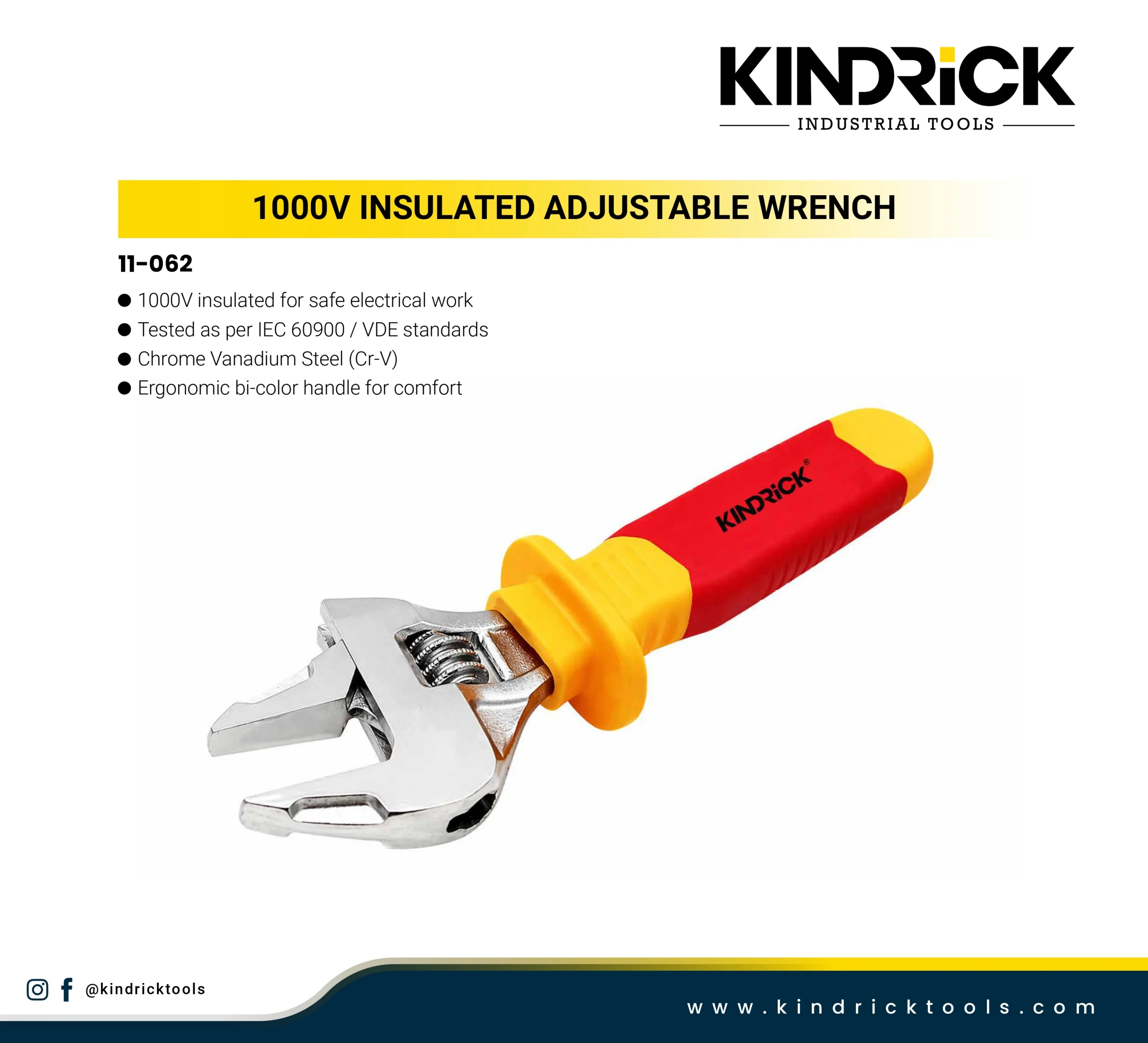 1000V Insulated Adjustable Wrench Supplier in Dubai