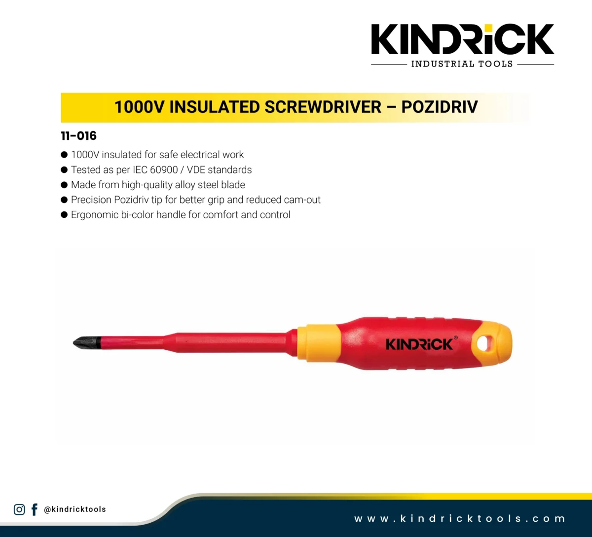Insulated Screwdriver – Pozidrive Supplier in Dubai