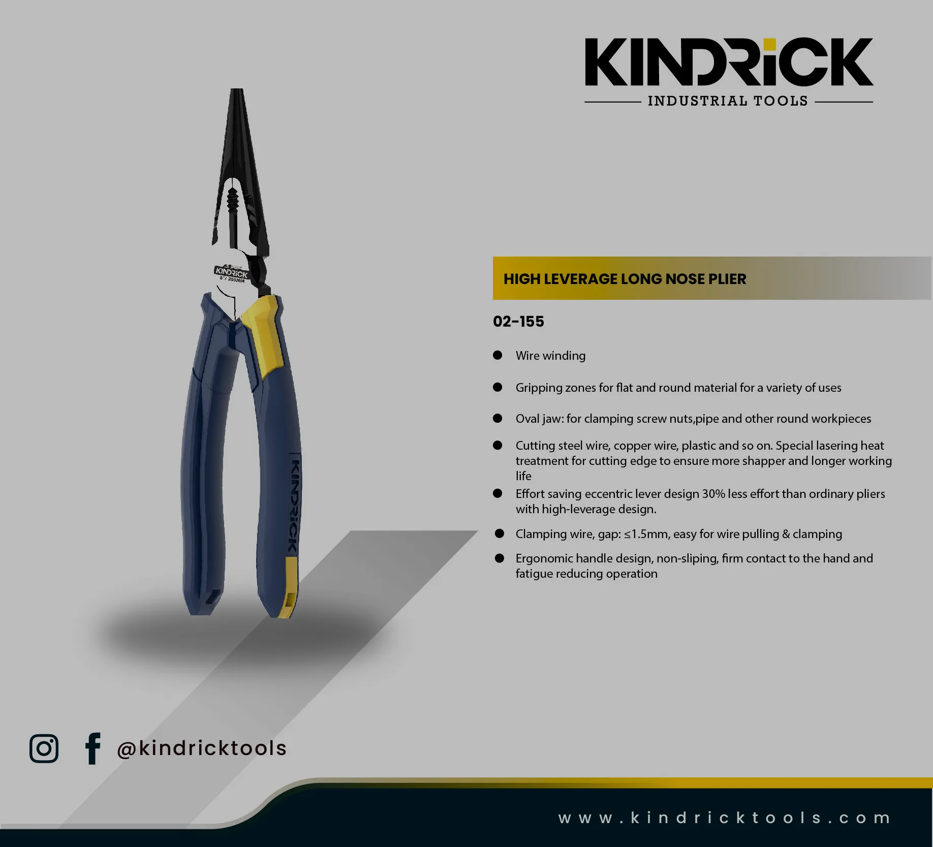 High Leverage Long Nose Plier Supplier in Dubai