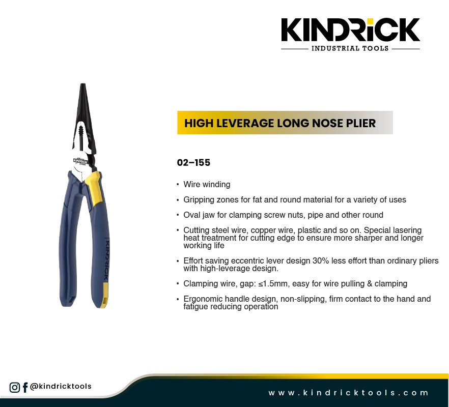 High Leverage Long Nose Plier Supplier in Dubai