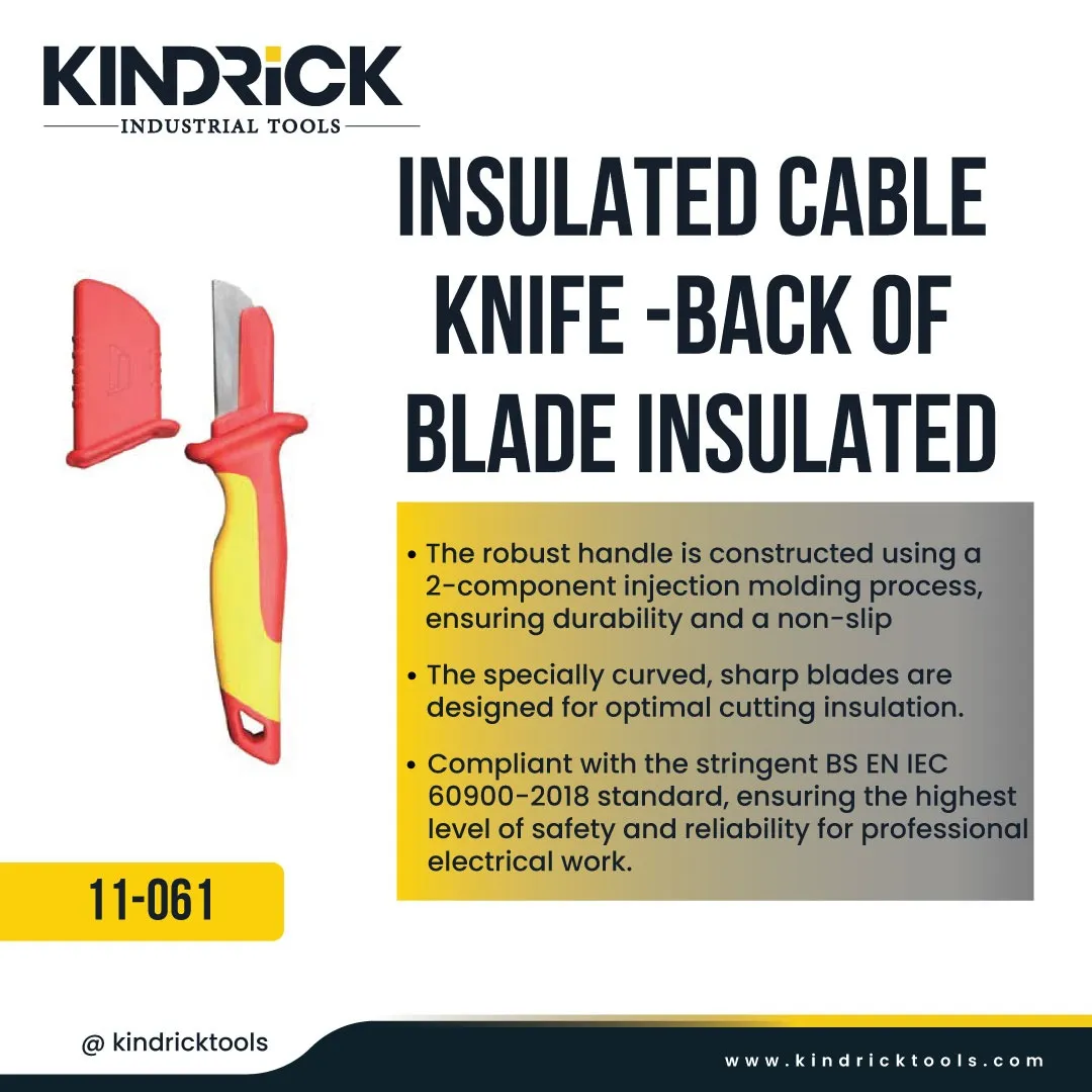 Insulated Cable Knife - Back of Blade Insulated Supplier in Dubai