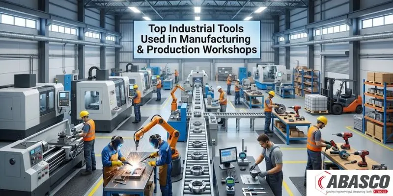 Top Industrial Tools Used in Manufacturing & Production Workshops