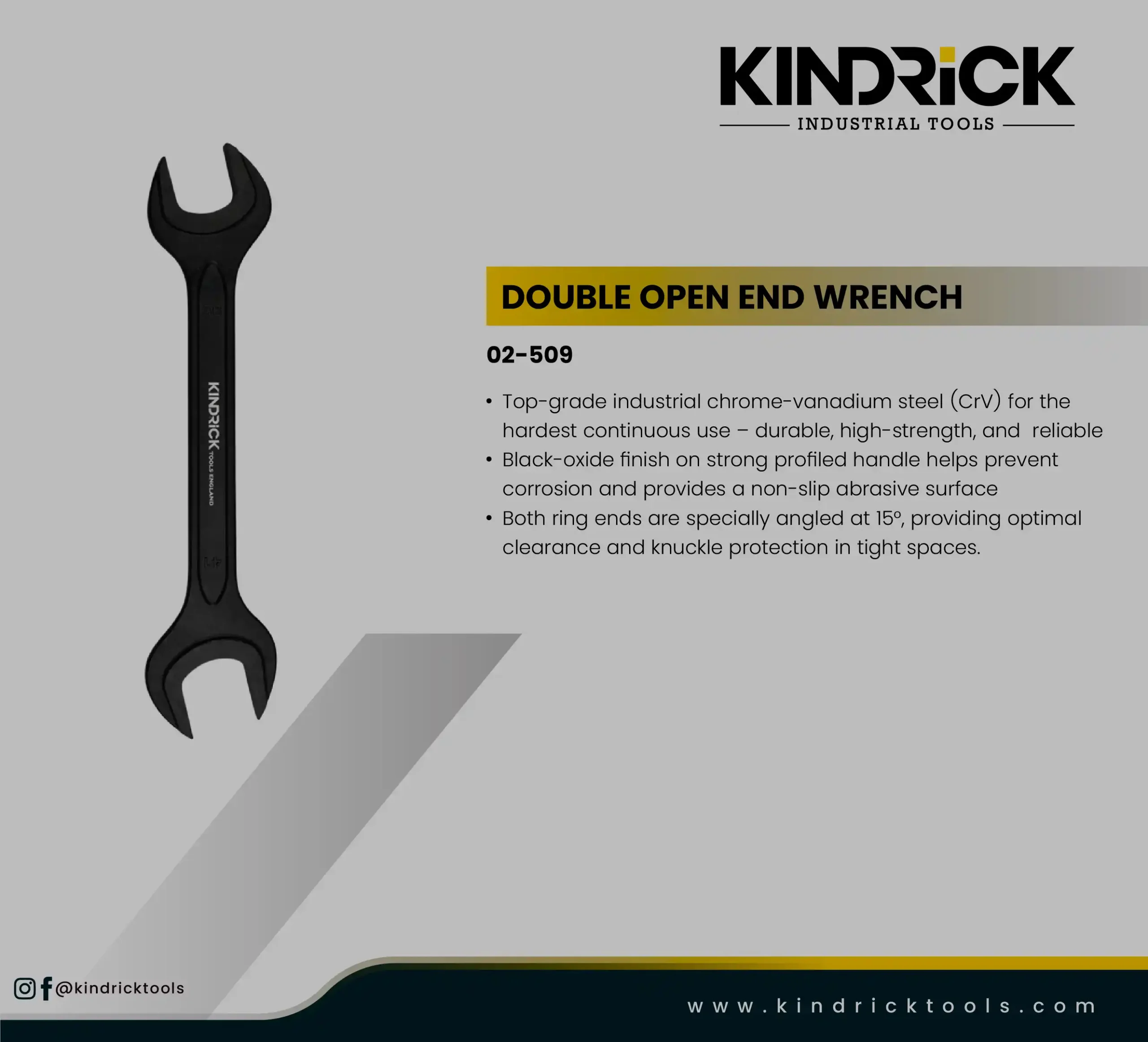 Double Open End Wrench – Heavy Duty Supplier in Dubai