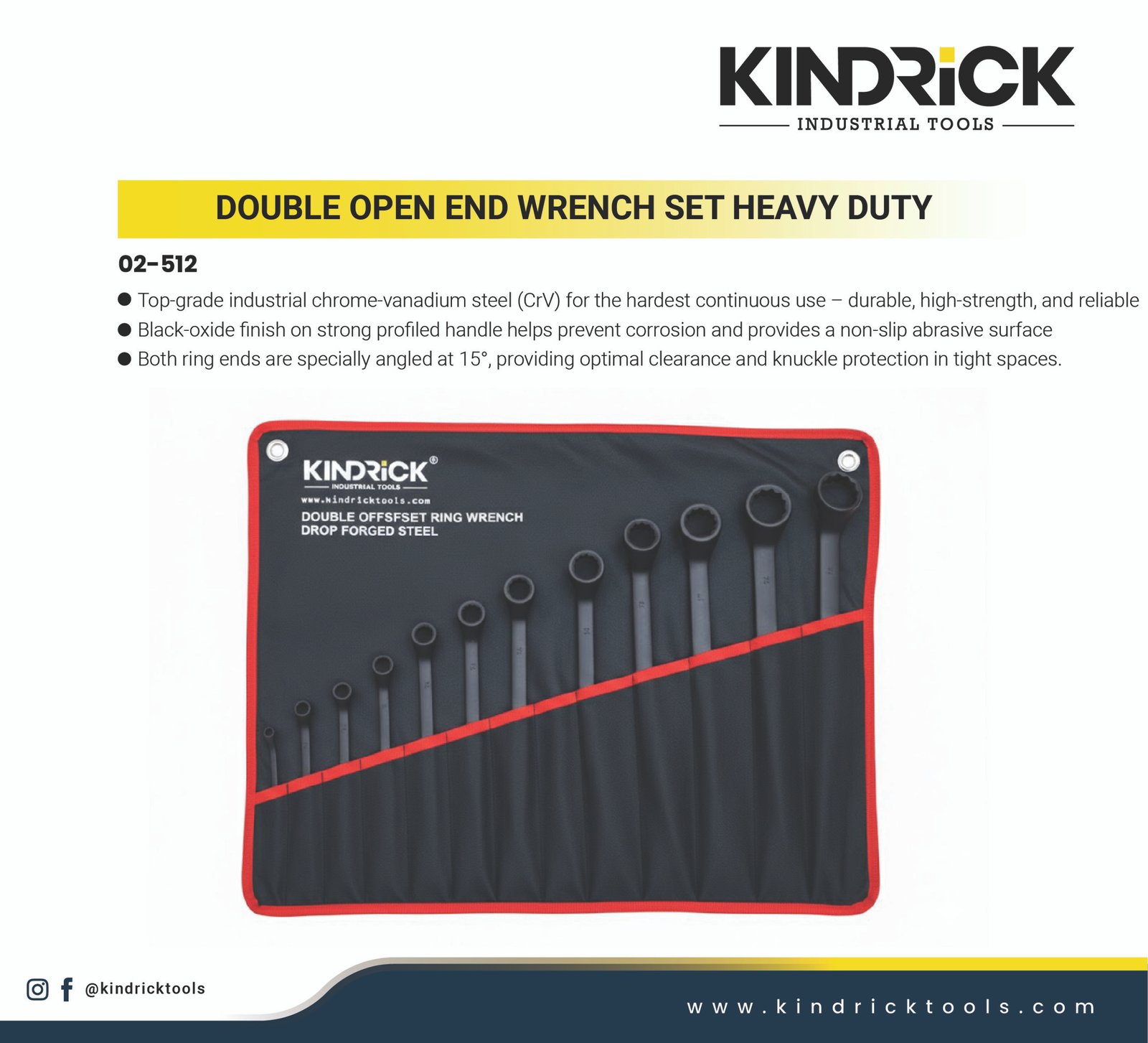 Double Open End Wrench Set Heavy Duty Supplier in Dubai