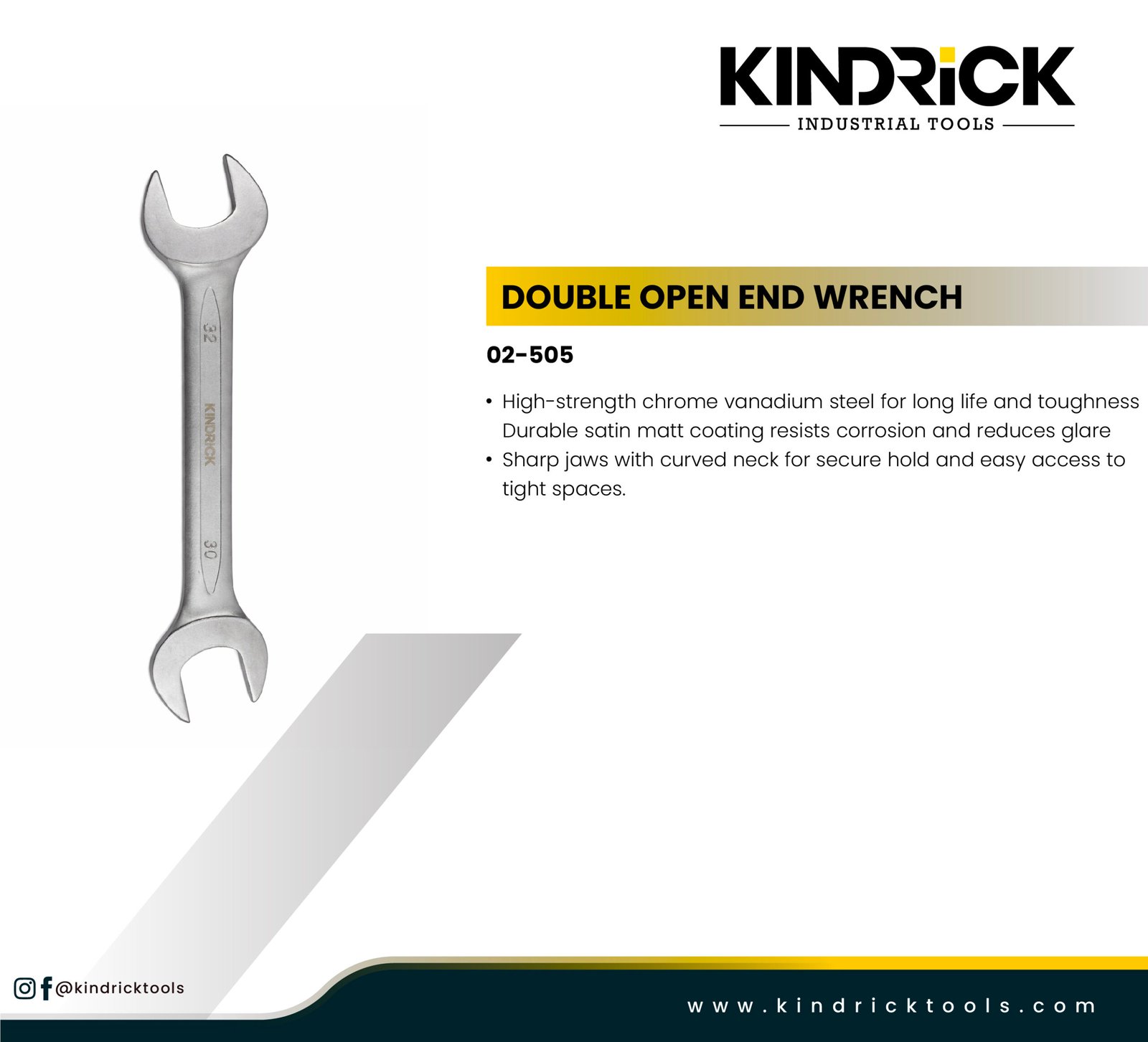 Double Open End Wrench Supplier in Dubai