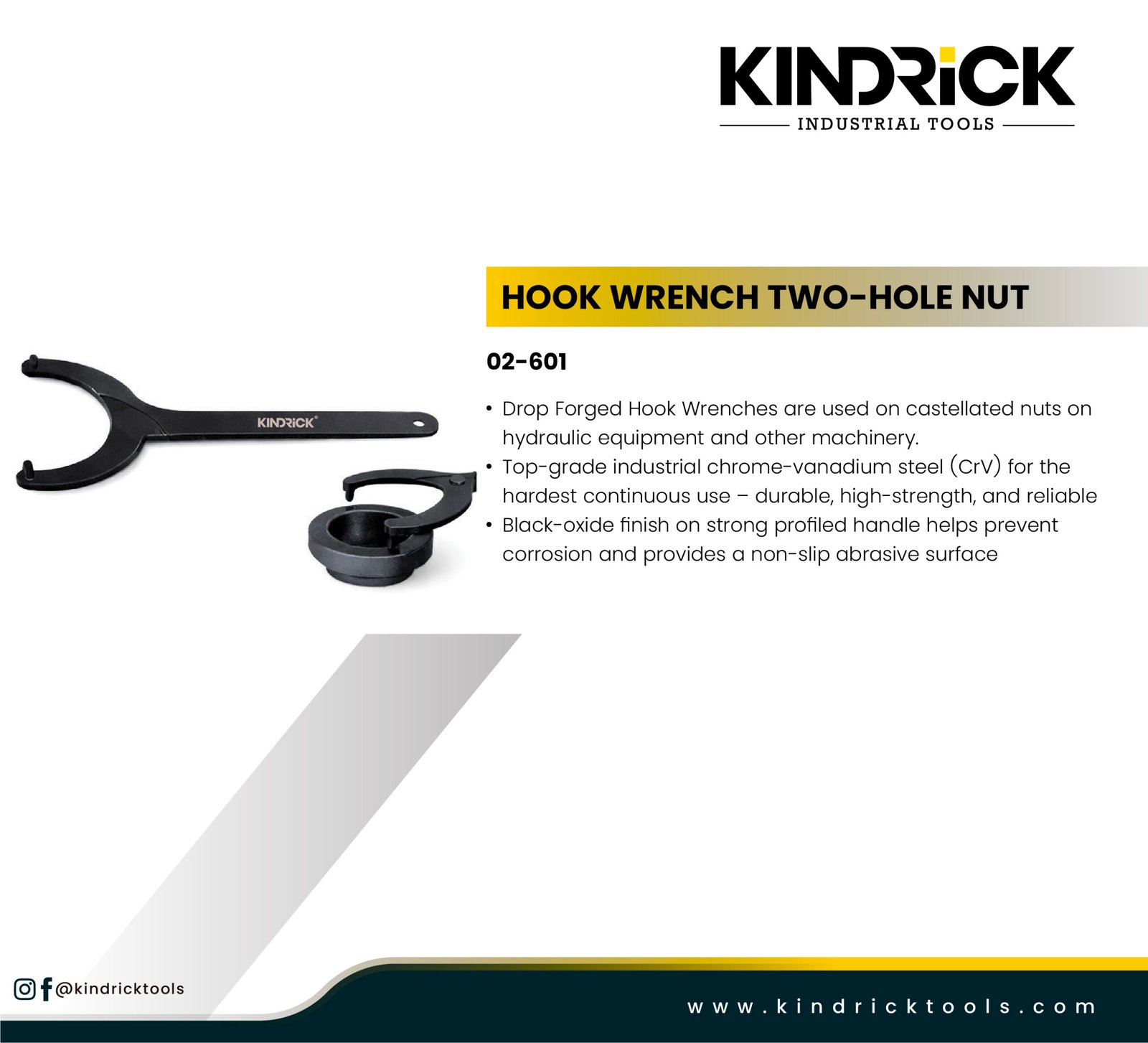 Hook Wrench Two-Hole Nut Supplier in Dubai