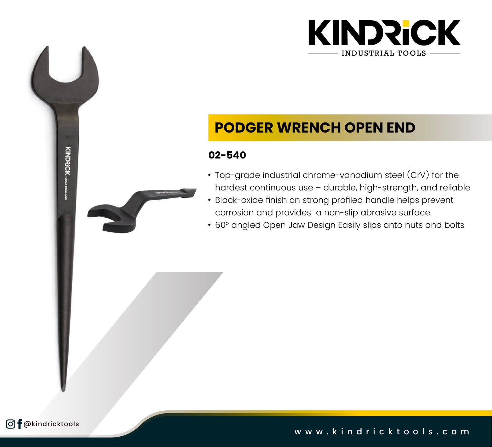 Podger Wrench Open End Offset Supplier in Dubai