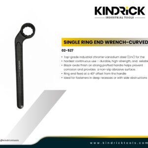 Single Ring End Wrench-Curved Supplier in Dubai