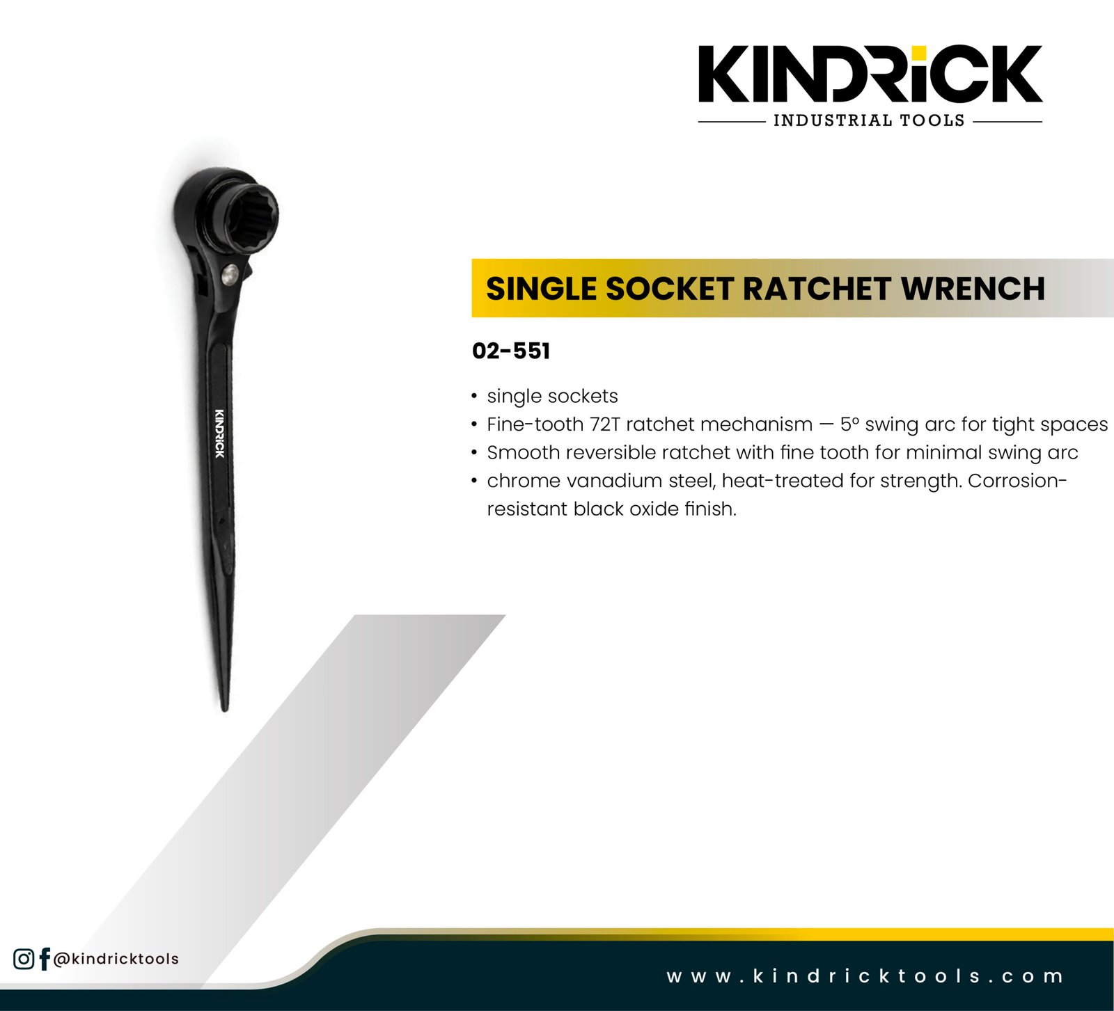 Single Socket Ratchet Wrench Supplier in Dubai