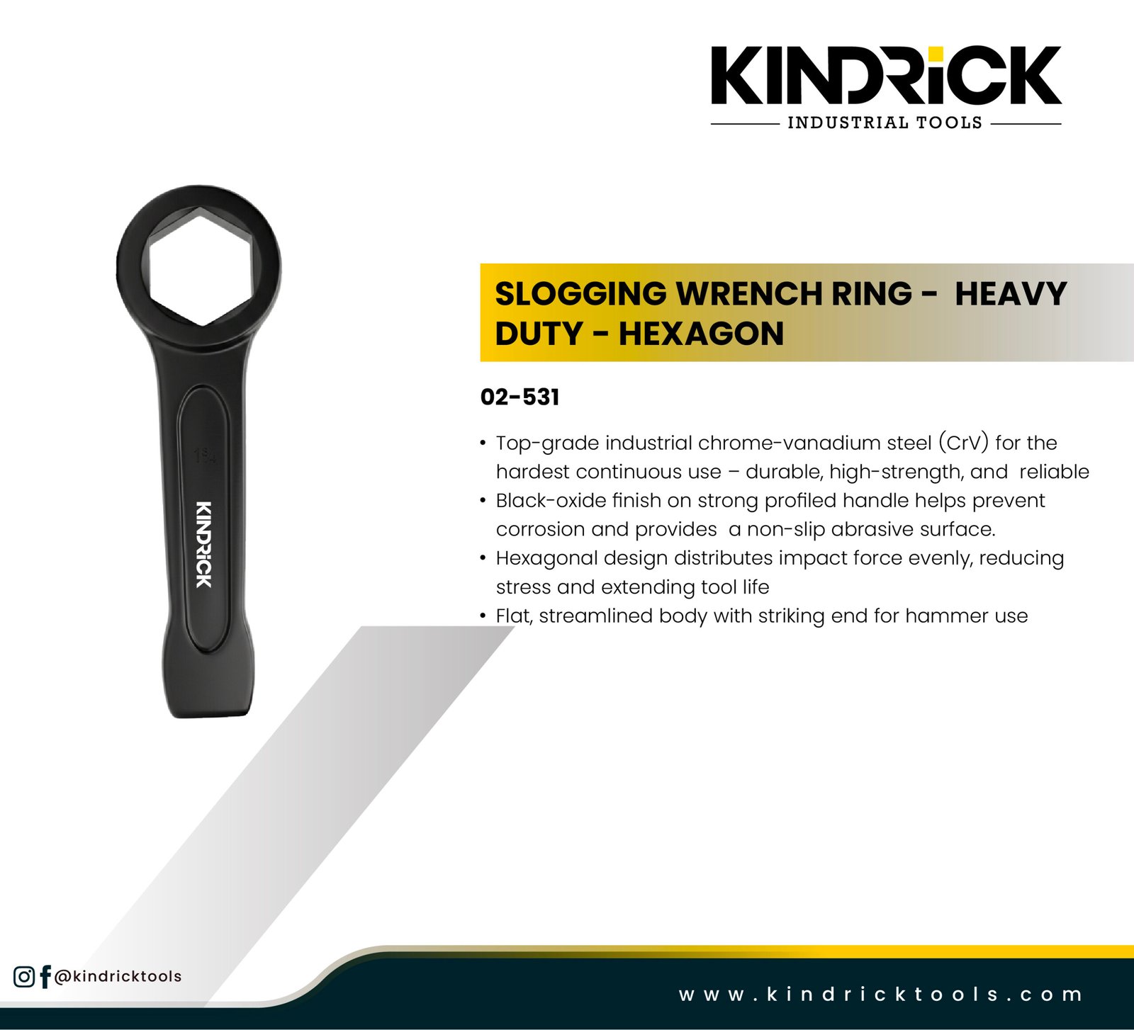 Slogging Wrench Ring - Heavy Duty - Hexagon Supplier in Dubai