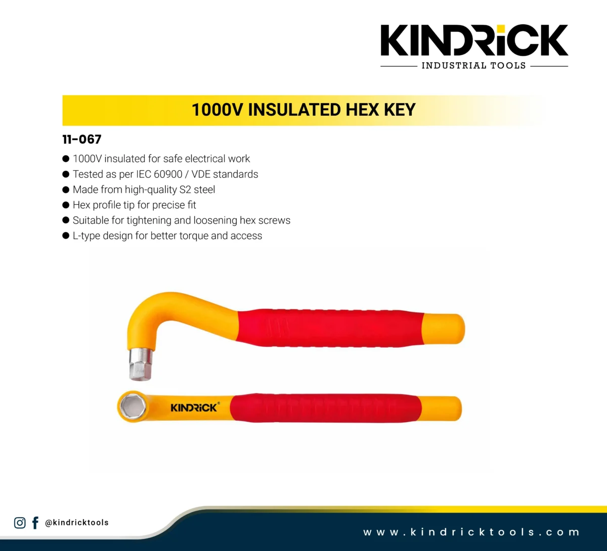 1000V Insulated Hex Key Supplier in Dubai