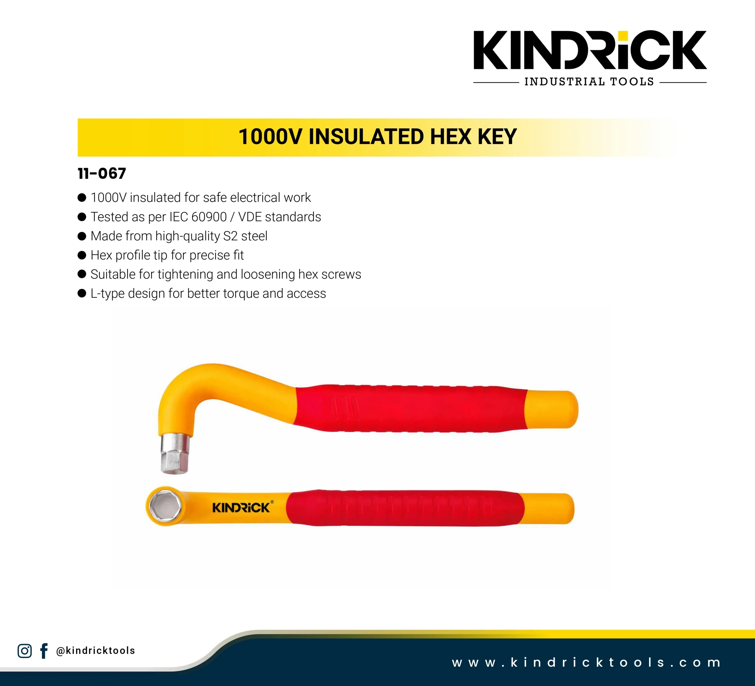 1000V Insulated Hex Key Supplier in Dubai