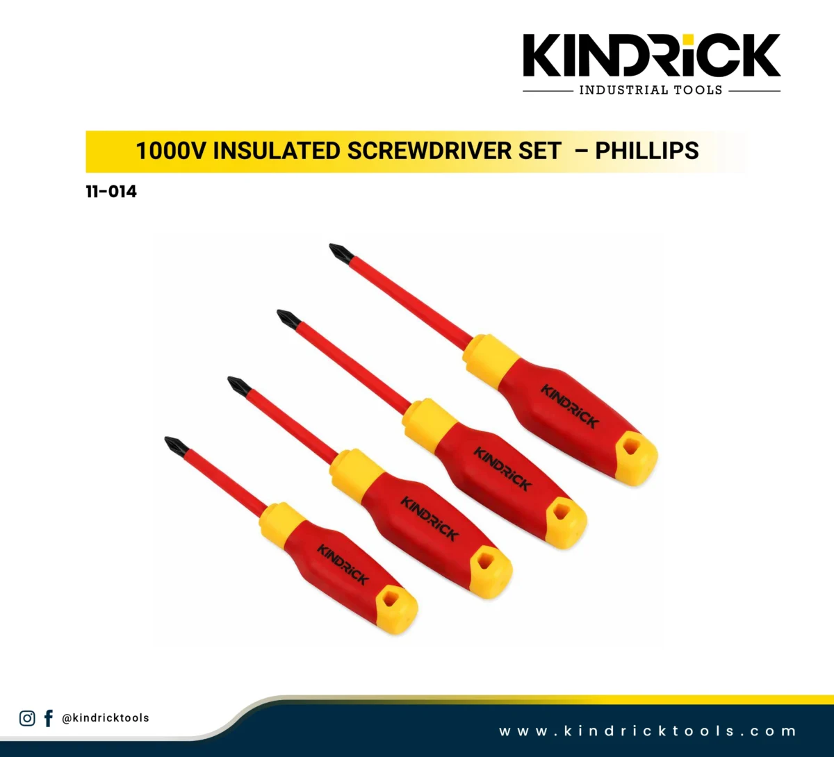 1000V Insulated Screwdriver Set – Phillips