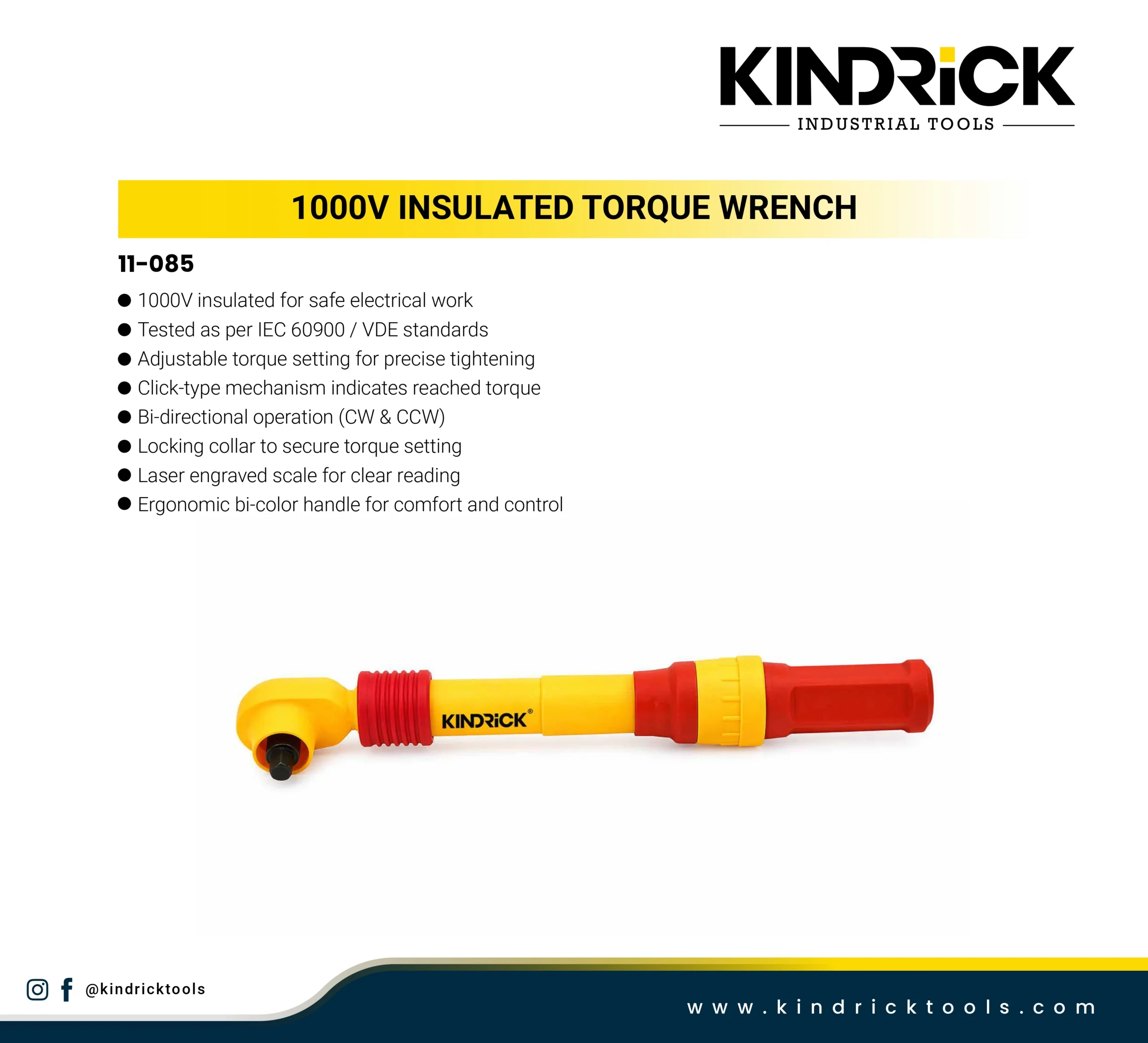 1000V Insulated Torque Wrench Supplier in Dubai