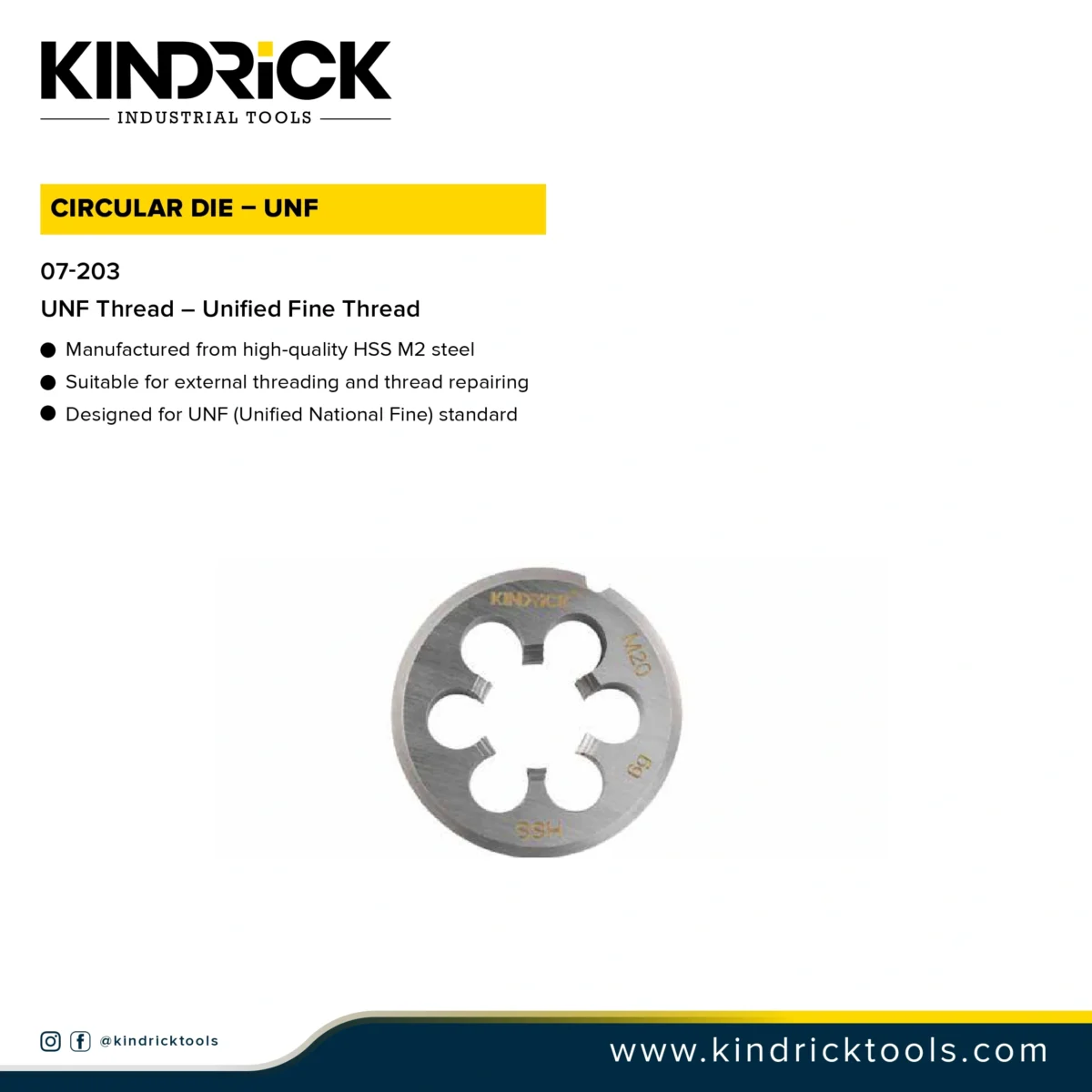 Circular Die – UNF Supplier in Dubai