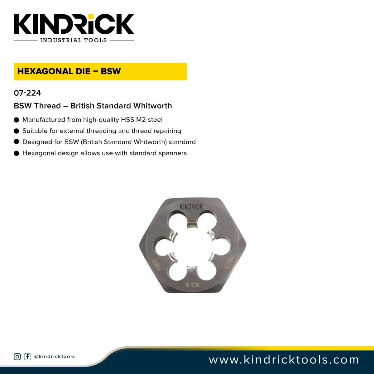 Hexagonal Die – BSW Supplier in Dubai