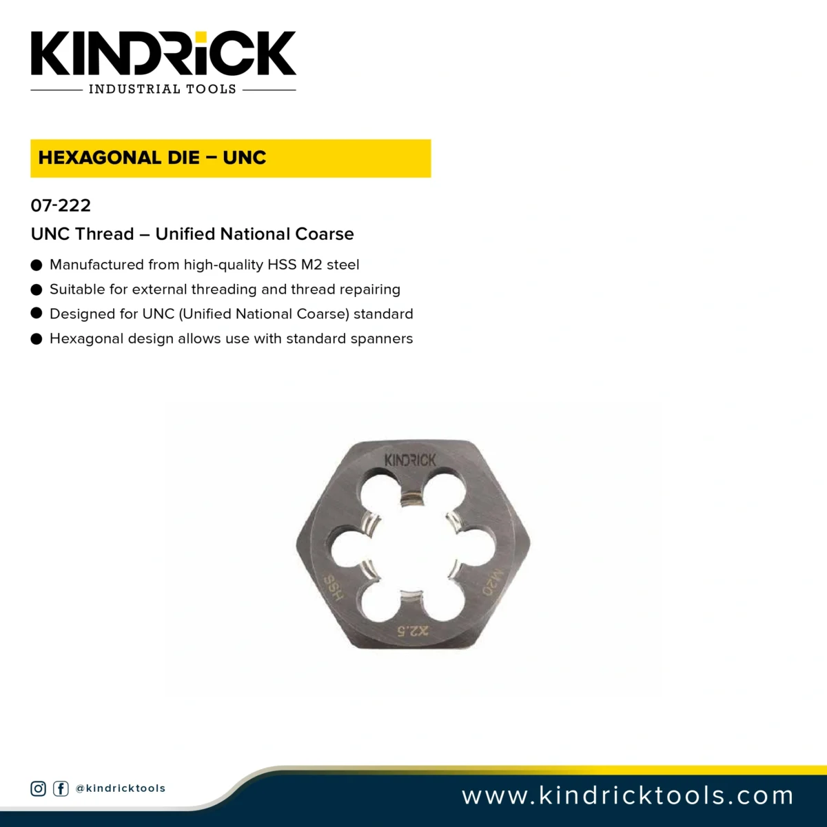 Hexagonal Die – UNC Supplier in Dubai