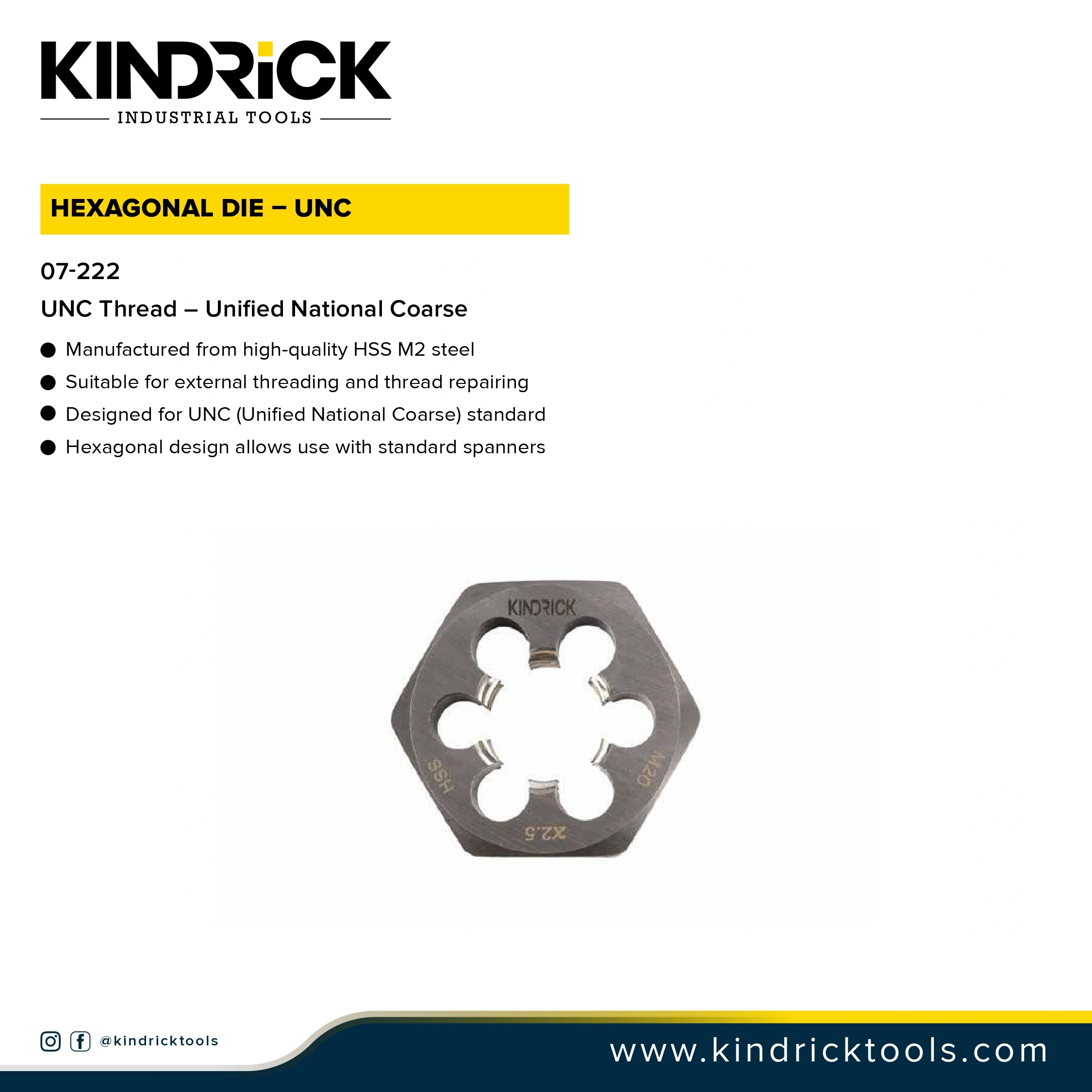 Hexagonal Die – UNC Supplier in Dubai
