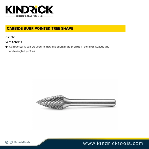 Carbide Burr Pointed Tree Shape Supplier In Dubai