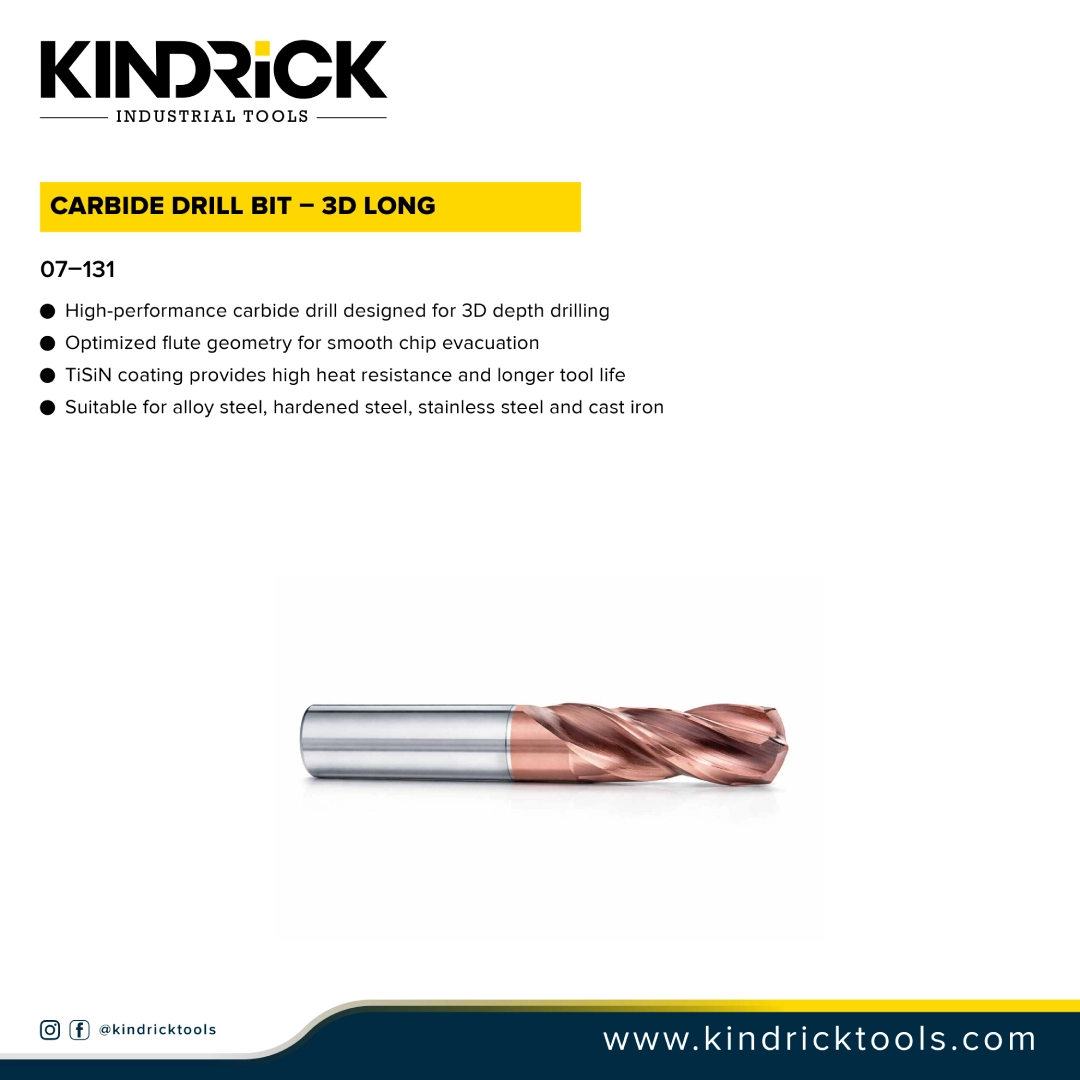 Carbide Drill Bit 3D Long Supplier In Dubai