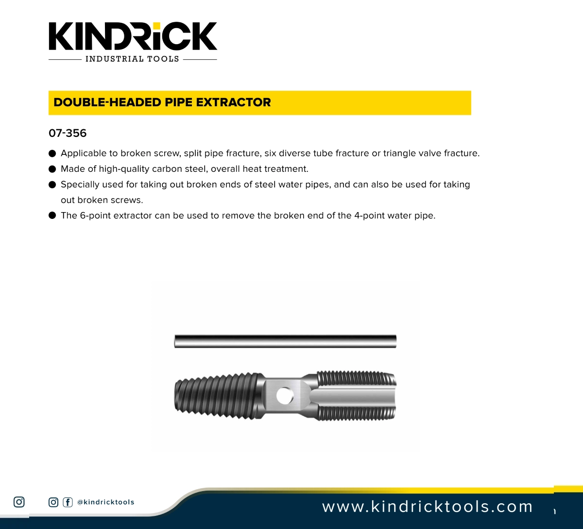 Double Headed Pipe Extractor Supplier in Dubai