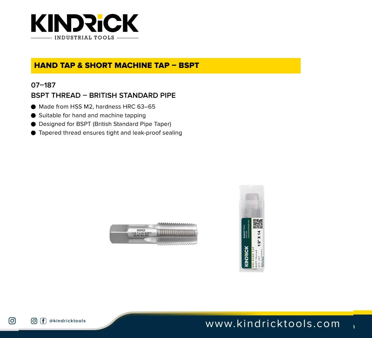 Hand Tap & Short Machine Tap BSPT In Dubai