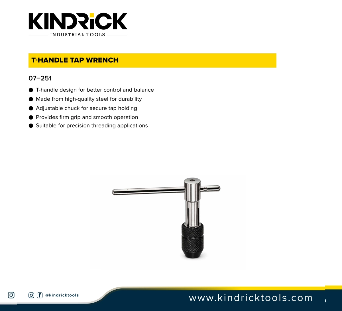 T Handle Tap Wrench Supplier In Dubai