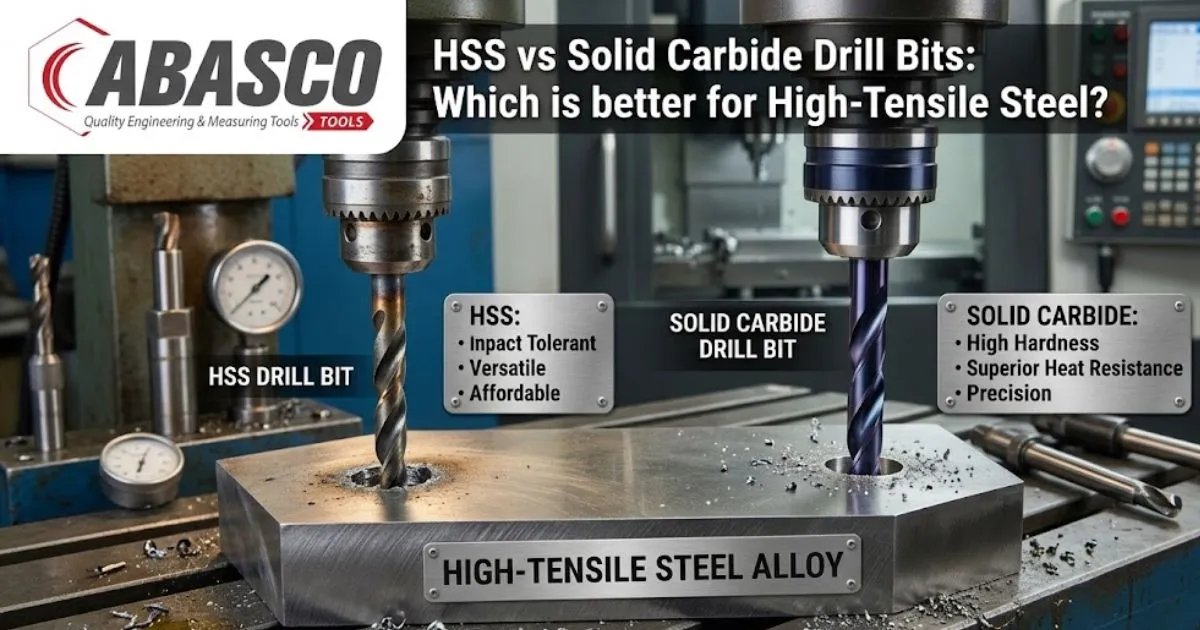 HSS vs Solid Carbide Drill Bits: Which is better for High-Tensile Steel?