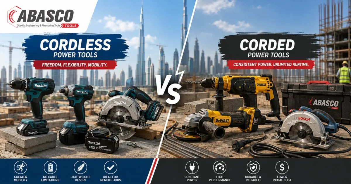 Cordless vs Corded Power Tools: What Dubai Contractors Should Know
