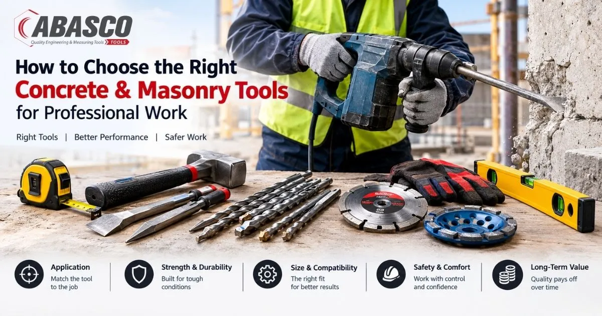Best concrete and masonry tools